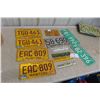 Image 1 : Twelve Manitoba and Saskatchewan License Plates Tags, 1947–1976