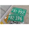 Image 6 : Twelve Manitoba and Saskatchewan License Plates Tags, 1947–1976