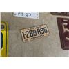 Image 6 : Fourteen American License Plates From Various States, Oldest Dated 1942