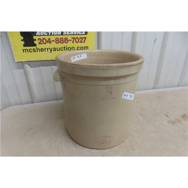 Medalta 5 Gallon Stoneware Crock
