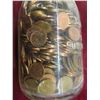 Image 3 : Vintage Crescent Creamery Milk Bottle Filled With Pennies, Over Nine Pounds Total