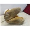 Image 2 : Vintage Cree / Metis Beaded Real Fur Buckskin Moccasins