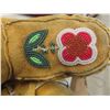 Image 6 : Vintage Cree / Metis Beaded Real Fur Buckskin Moccasins