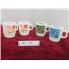 Image 1 : Vintage Anchor Hocking Fire-King Mug Lot Including McDonald's and Domino's Mugs