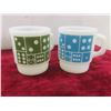 Image 4 : Vintage Anchor Hocking Fire-King Mug Lot Including McDonald's and Domino's Mugs