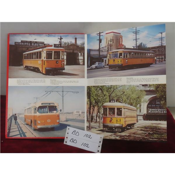 Vintage Winnipeg Trolley, Streetcar, and Bus Hardcover History Book