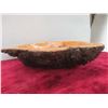 Image 3 : Vintage Burl Wood Bowl Sculpture With Outer Bark, 13" x 11" x 3"