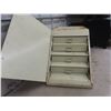 Image 9 : Vintage Metal Hardware Organizer Cabinet With Multiple Drawers and Assorted Contents