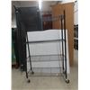 Image 2 : Two Rollable Four-Tier Shelving Units