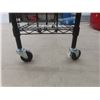 Image 3 : Two Rollable Shelving Units With 5 and 4 Tiers