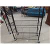 Image 7 : Two Rollable Shelving Units With 5 and 4 Tiers