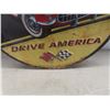 Image 3 : Modern Metal Corvette Sign, 12" Diameter