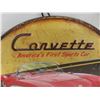 Image 4 : Modern Metal Corvette Sign, 12" Diameter