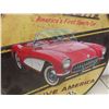 Image 5 : Modern Metal Corvette Sign, 12" Diameter