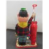 Image 3 : Vintage Rosko "Gino" Neapolitan Balloon Blower Toy With Box, 11" Tall. Battery Operated. Collectibl
