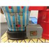 Image 4 : Vintage Rosko "Gino" Neapolitan Balloon Blower Toy With Box, 11" Tall. Battery Operated. Collectibl