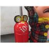 Image 7 : Vintage Rosko "Gino" Neapolitan Balloon Blower Toy With Box, 11" Tall. Battery Operated. Collectibl