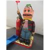 Image 9 : Vintage Rosko "Gino" Neapolitan Balloon Blower Toy With Box, 11" Tall. Battery Operated. Collectibl
