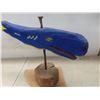 Image 8 : Hand Carved Puffin on a Painted Float and Whale Sculpture