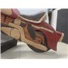 Image 5 : Handcrafted Wooden Motorcycle Approx