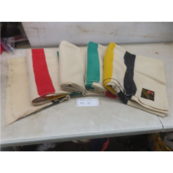 Eaton’s Canada Trapper Point Wool Blanket, Made in England