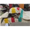 Image 5 : Eaton’s Canada Trapper Point Wool Blanket, Made in England