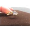 Image 11 : New 18K Gold Plated Simulated Diamond Ring Set, Size 7