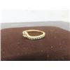 Image 6 : New 18K Gold Plated Simulated Diamond Ring Set, Size 7