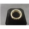 Image 3 : New 14K Gold Plated Simulated Diamond Mens Ring, Size 9.5