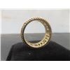 Image 6 : New 14K Gold Plated Simulated Diamond Mens Ring, Size 9.5