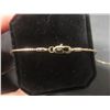 Image 3 : New 18K Gold Plated Swirl Heart Necklace, 19" Chain