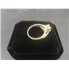 Image 2 : New 14K Gold Plated Cushion Cut Simulated Diamond Ring Size 6