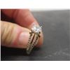 Image 7 : New 14K Gold Plated Cushion Cut Simulated Diamond Ring Size 6