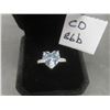 Image 1 : New Platinum Plated Heart Cut Simulated Diamond Chanel Ring Size 7