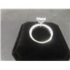 Image 2 : New Platinum Plated Heart Cut Simulated Diamond Chanel Ring Size 7