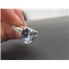 Image 7 : New Platinum Plated Heart Cut Simulated Diamond Chanel Ring Size 7