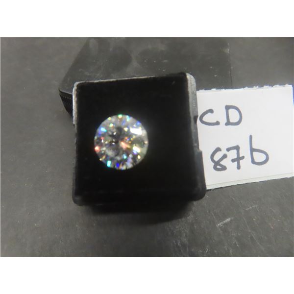 New Moissanite Lab Diamond Round Brilliant Cut GH VVS1 GRA Report Tests Positive With Diamond Teste