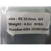 Image 7 : New Moissanite Lab Diamond Round Brilliant Cut GH VVS1 GRA Report Tests Positive With Diamond Teste