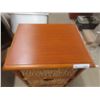 Image 8 : Wicker Rattan Storage Unit With Three Baskets