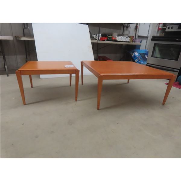 Two-Piece Matching Coffee Table and End Table Set and