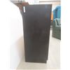 Image 3 : Black Finish Pantry Cabinet With Two Glass Doors