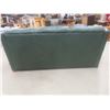 Image 8 : Leather-Style Three-Seat Reclining Sofa 87" Wide