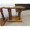 Image 2 : Two Side Tables With Chunky Turned Legs