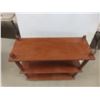 Image 4 : Three-Tier Wooden Bookshelf
