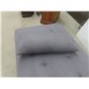Image 8 : Grey Fabric Convertible Single Sleeper Chair