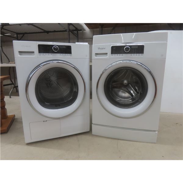 Whirlpool Stackable Electric Dryer and Matching Washer