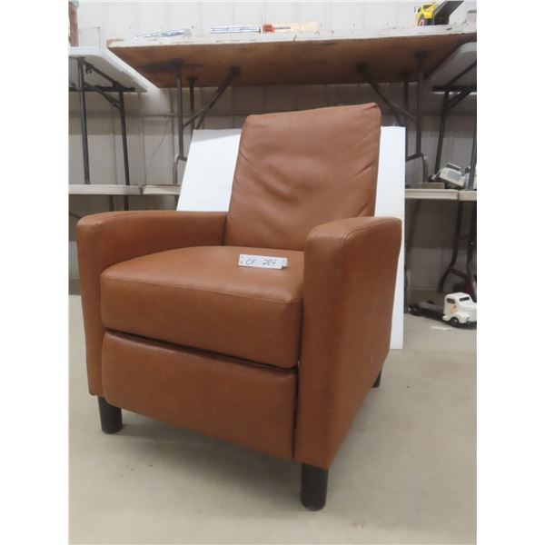 Leather-Style Reclining Chair