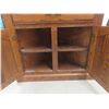 Image 10 : Corner Style Oak Display Cabinet With Glass Doors