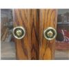 Image 7 : Corner Style Oak Display Cabinet With Glass Doors