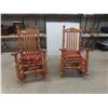 Image 1 : Set of Two Rocking Chairs
